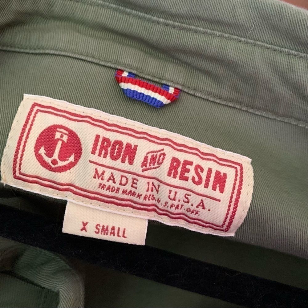 Iron & Resin Military Green Jacket XS - Picture 3 of 3